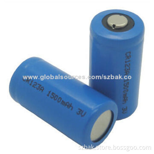 Li-MnO2 Batteries with 3.0V Voltage and 1500mAh High-power Type